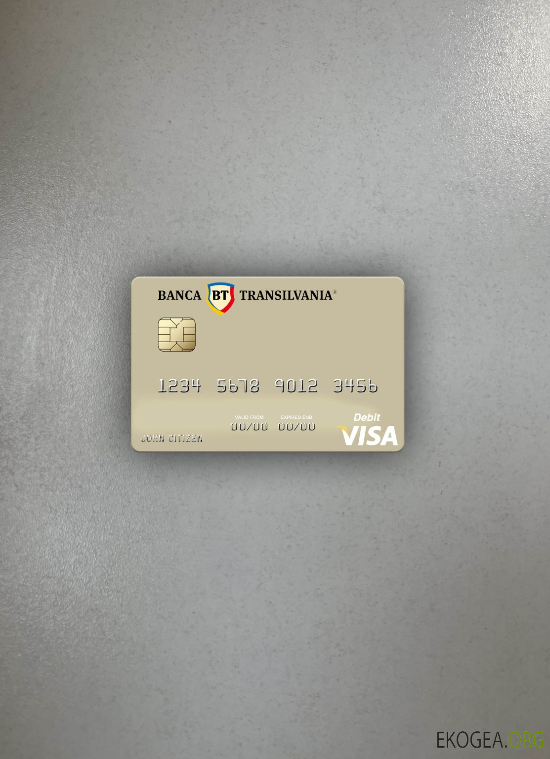 Roumanie Banca Transilvania carte de débit visa photolook ,